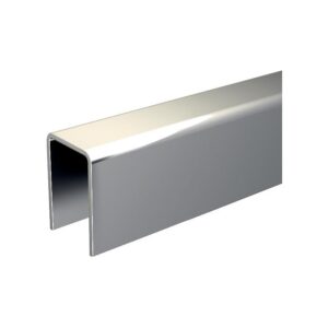 Profil de guidage à encastrer pour porte bois SAF Evolution - en acier galva - longueur 2000 mm - MANTION - 405239