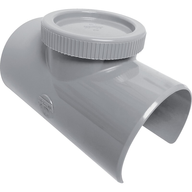 Selle PVC 90° SLV109 pour réparation avec bouchon de visite - NICOLL - 716249