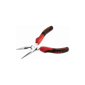 Pince à becs demi-rond droits bi-matière avec ressort 200 mm - SAM outillage - 157453
