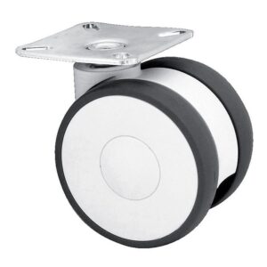Roulette pivotante polyamide fixation à platine type 5920 UAP, Ø 75 mm, charge 80 kg - Tente - 258504