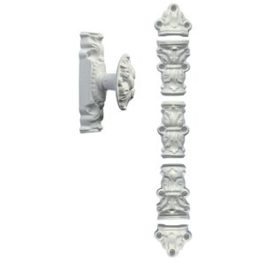 Crémone en fonte de style type A finition époxy blanc - Rollinger - 383517