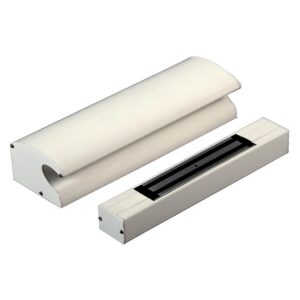 Profil en 400 mm avec 1 ventouse de 300 kg tension automatique coloris noir 9005 - GROOM - 242502