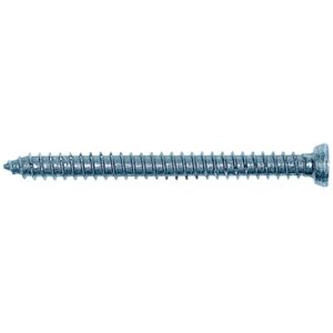 Vis de montage de chassis vitrés FFS tête fraisée, acier zingué blanc, Ø 7,5 mm, longueur 62 mm, boîte de 100 pièces - FISCHER - 528193
