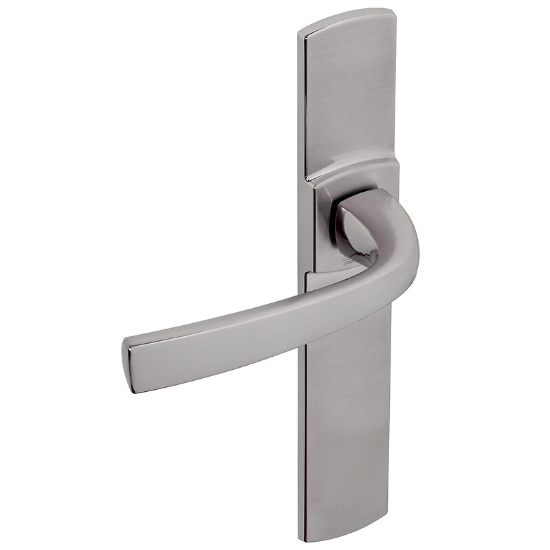 Béquille double sur plaque 195 mm ligne Muze chromé platine clé I - VACHETTE ASSA ABLOY - 195364 – Image 3