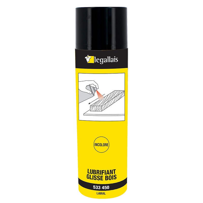 Lubrifiant glisse bois Lamal, carton de 12 aérosols de 400 ml net - LEGALLAIS - 533457