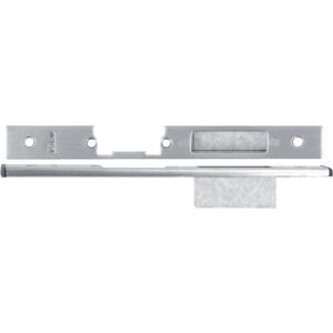 Gâche centrale inox fermée en U en 220 x 24 x 6 mm pour serrures Blindo et Multiblindo gauche - ISEO CITY - 455519