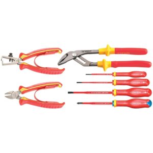 Pack de 3 pinces + 4 tournevis isolés 1000V - FACOM - 107697