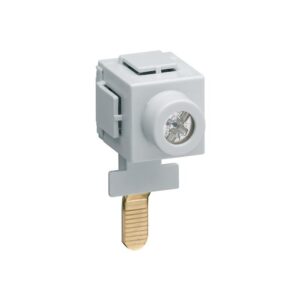 Borne de raccordement 1P languette 1x35mm² - Hager - 549753