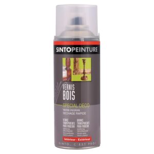 Vernis bois Sintopeinture satiné teinte incolore aérosol de 400 ml - Sinto - 453055