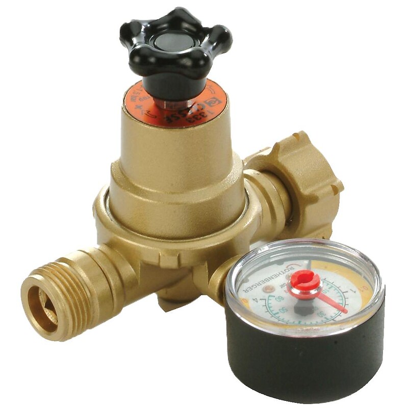 Détendeur butane-propane 1333 à pression réglable écrou bouteille / M20x1,5 - 5-10 kg/h - pression de sortie 1 à 3 bar - CLESSE - 636469