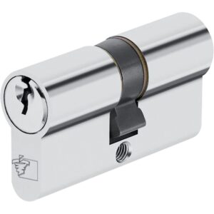 Cylindre varié type Sentinel sur PG de stock laiton nickelé 3 clés 30 X 60 - LEGALLAIS - 502615