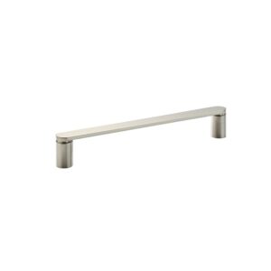 Poignée en zamak Ellie - entraxe 160 mm - finition nickelé satiné - METAKOR - 467546
