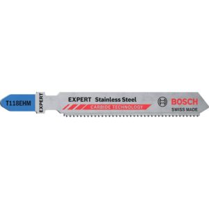 Lames de scies sauteuses T118EHM Expert, carte de 3 - BOSCH - 288220