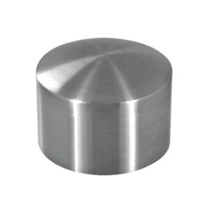 Embouts d'extrémité pour main courante bois Ø 40 mm - forme arrondie - en inox 304 - boîte de 2 - Design Production - 178852