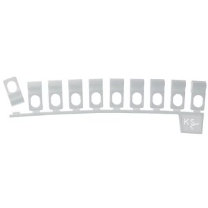 Glisseur asymétrique pour tringle Klick System - Boulet - 286112