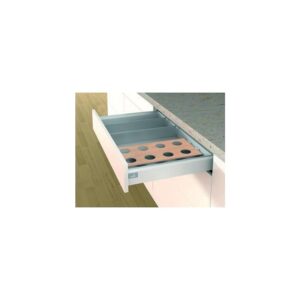 Profil d'aménagement intérieur de tiroir Orgastripe - longueur 1100 mm - finition blanc - HETTICH - 115838