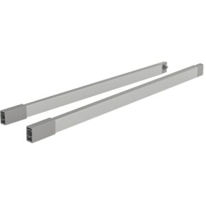 Kit de tringles pour tiroir à casseroles ArciTech longueur 400 mm coloris argent - livré avec fixations avant - HETTICH - 425195
