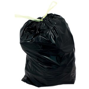 Sacs poubelles 50 litres avec liens coulissants l680 x h750mm épaisseurs 26 microns rouleau de 25 sacs - - 523470