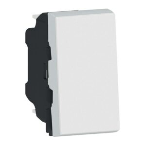 Poussoir programme Mosaic 1 module 6A blanc - Legrand - 357638