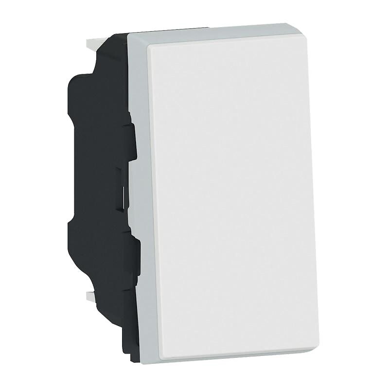 Poussoir programme Mosaic 1 module 6A blanc - Legrand - 357638