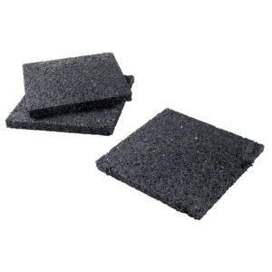 Cales caoutchouc Rubberpad paquet de 24 cales de 8 x 90 x 90 mm - COBRA - 596100
