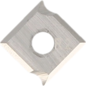 PLAQUETTE HM 12x12x1,5 Z2+2 R1,5 CONCAVE - 0012.1215.15 - LEMAN