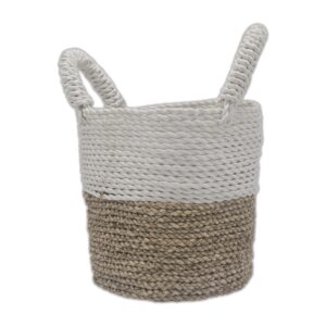 Ensemble de paniers en jonc de mer - Blanc naturel- Vendu par 1