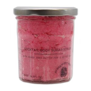 Gommage Corps Parfumé au Sucre - Fraise Rhum 300g- Vendu par 1