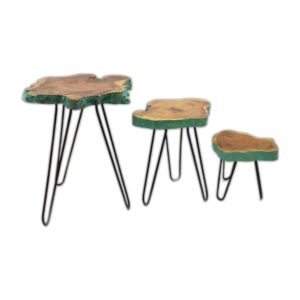 Ensemble de 3 supports pour plantes en bois Gamell - Greenwash- Vendu par 1