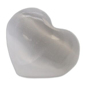Coeur de Sélénite - 3-4 cm- Vendu par 1