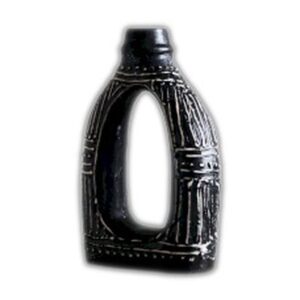 Vase Ovale en Forme de Donut - Chocolat 30cm- Vendu par 1
