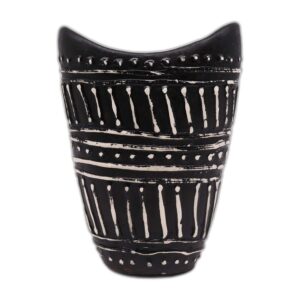 Vase en Forme de Tourbillons - Chocolat- Vendu par 1