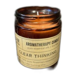 Bougie de soja aromathérapie 200g - Clear Thinking- Vendu par 1