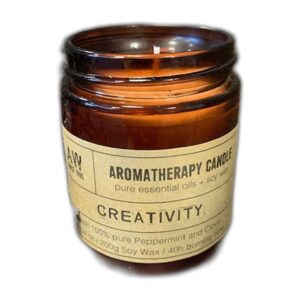 Bougie de soja aromathérapie 200g - Créativité- Vendu par 1