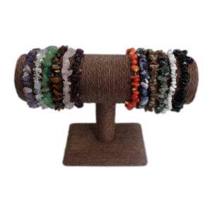Bracelet Chipstone - Quartz Rose- Vendu par 1