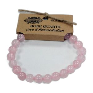 Bracelet de Puissance - Quartz Rose- Vendu par 1