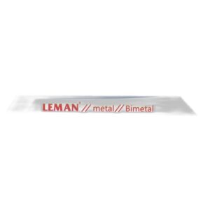 2 LS SABRE 130MM PAS 1,4MM BIM METAL/INOX/ALU - 7708.02 - LEMAN