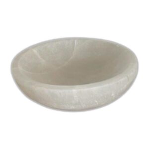 Bol Rond en Sélénite - 15 cm- Vendu par 1