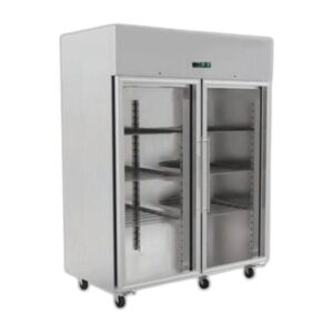 Armoire Réfrigérée Positive 2 Portes Vitrées GN 2/1 1400 L