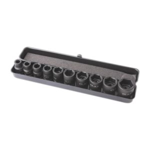 Coffret 10 douilles choc 10-27mm 1/2" Cr-Mo DIN ISO 2725-3 - OS 3100 - CLAS Equipements