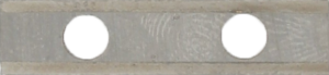 PLAQ.HM 29,5X9X1,5 4Z POUR MECHE 2Z D.18 - 800.295.09.2G - LEMAN