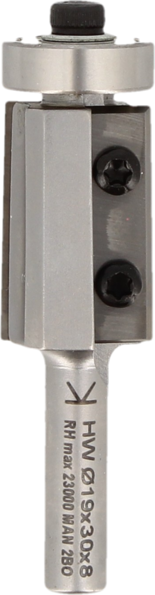 MECHE AFFLEUREUSE PLAQU. D19xLU29,5xLT72 Z2CBN Q8 COUPE BIAISE NEGATIVE/ROULEMENT INFERIEUR - 828.730.01 - LEMAN