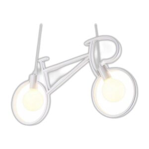 Plafonnier Vélo Vintage 2L Blanc - Ledme - LM8027