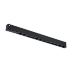 Spot LED Série Couloir 16mm 12W pour rail magnétique Noir 48V 3000K - Ledme - LM3605