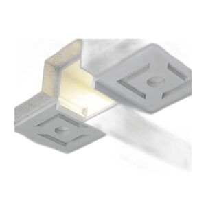 Profilé aluminium Corbeau - 2 mètres Aluminium - Ledme - LM3873