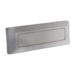 Balise de Surface Led Murale Longue Rectangulaire Blanche 5W IP54 3000K - Ledme - LM6104