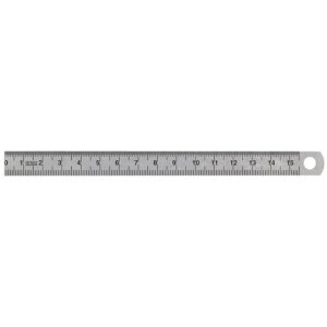 Réglet acier chromé mat Classe II - 250x13x0.5 mm - FEKU FRANCE - 181960