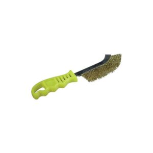 Brosse universelle à manche plastique L.bross 140mm x Ltot 265mm x laiton ondulé 0,3mm T=25mm boîte de 24 - 0008462591 OSBORN UNIPOL - OSBORN - 241873
