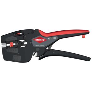 Pince à dénuder automatique 10mm² et à sertir les embouts de 0,25 à 4mm² - KNIPEX - 587520