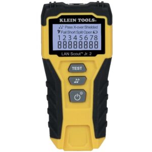 Testeur de câbles RJ45/RJ11 avec générateur de tonalité LAN SCOUT - Klein Tools - 587534